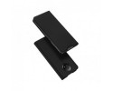 Funda Piel Soporte Magnética Dux Ducis para Xiaomi Redmi Note 9T 5G color Negra