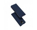 Funda Piel Soporte Magnética Dux Ducis para Xiaomi Redmi Note 9T 5G color Azul