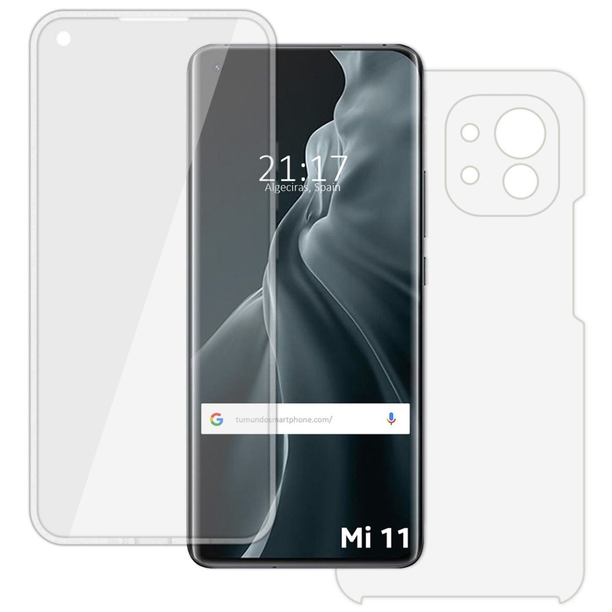 Funda Completa Transparente Pc + Tpu Full Body 360 para Xiaomi Mi 11 5G