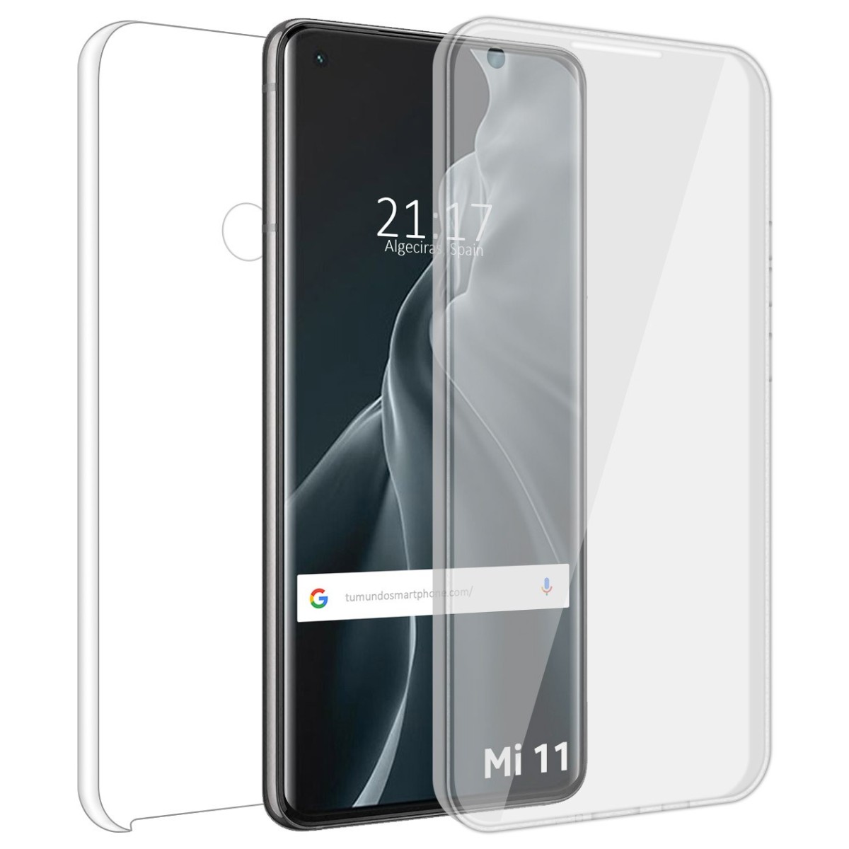 Funda Completa Transparente Pc + Tpu Full Body 360 para Xiaomi Mi 11 5G