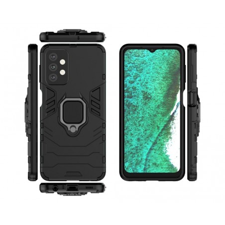 Funda Tough Armor con Anillo Giratorio Negra para Samsung Galaxy A32 5G