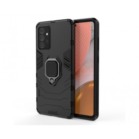 Funda Tough Armor con Anillo Giratorio Negra para Samsung Galaxy A72