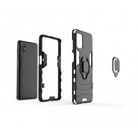 Funda Tough Armor con Anillo Giratorio Negra para Samsung Galaxy M51