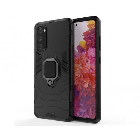 Funda Tough Armor con Anillo Giratorio Negra para Samsung Galaxy S20 FE