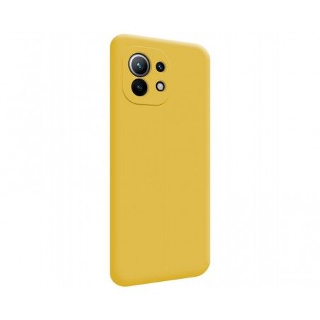 Funda Silicona Líquida Ultra Suave para Xiaomi Mi 11 5G color Amarilla