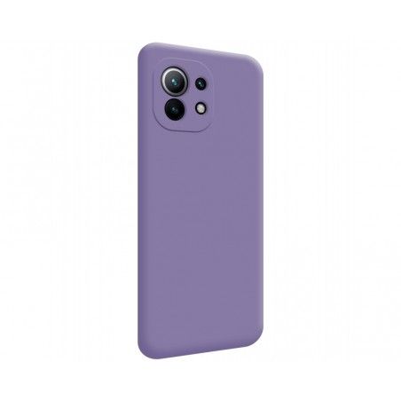 Funda Silicona Líquida Ultra Suave para Xiaomi Mi 11 5G color Morada