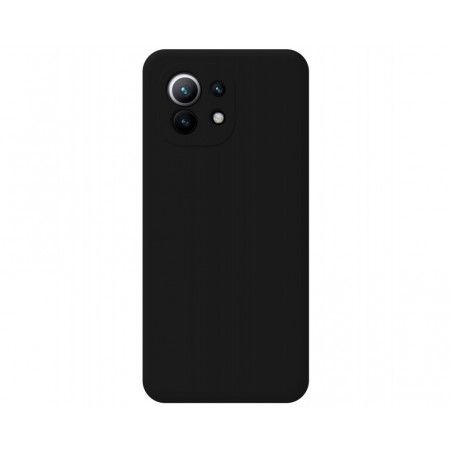 Funda Silicona Líquida Ultra Suave para Xiaomi Mi 11 5G color Negra