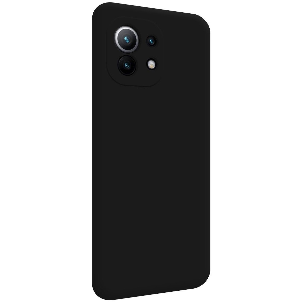 Funda Silicona Líquida Ultra Suave para Xiaomi Mi 11 5G color Negra