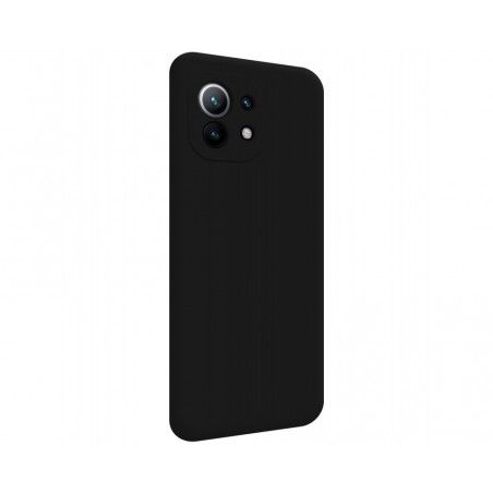 Funda Silicona Líquida Ultra Suave para Xiaomi Mi 11 5G color Negra