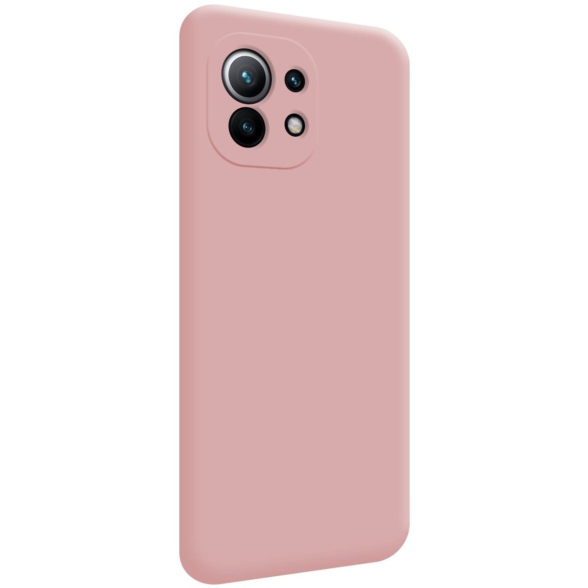 Funda Silicona Líquida Ultra Suave para Xiaomi Mi 11 5G color Rosa