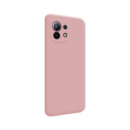 Funda Silicona Líquida Ultra Suave para Xiaomi Mi 11 5G color Rosa