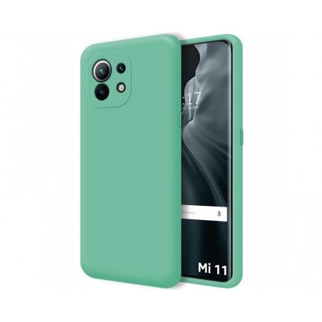 Funda Silicona Líquida Ultra Suave para Xiaomi Mi 11 5G color Verde