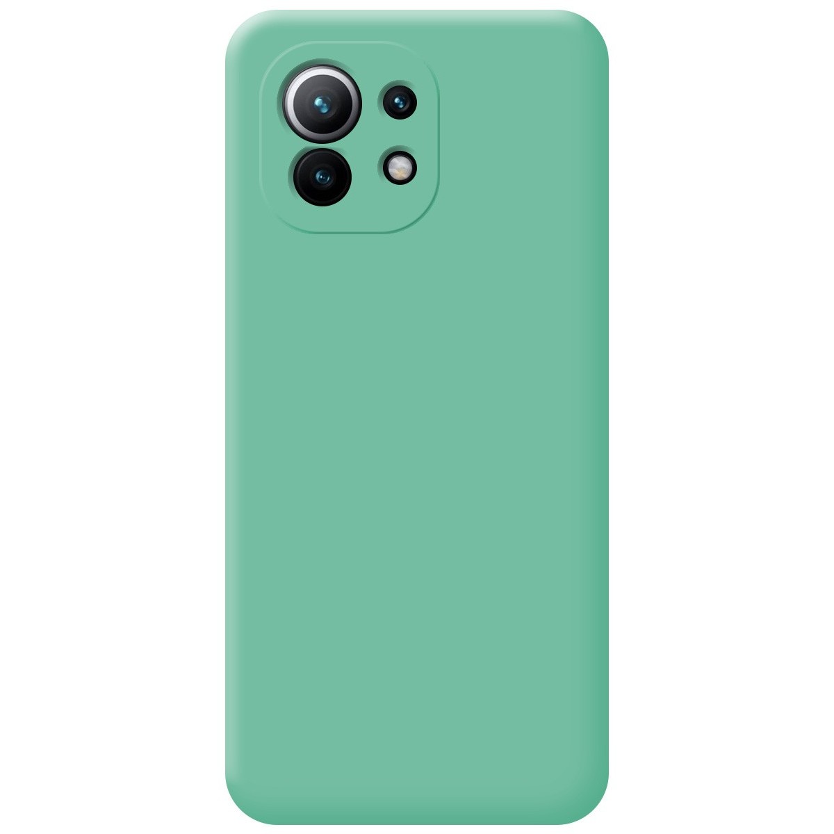 Funda Silicona Líquida Ultra Suave para Xiaomi Mi 11 5G color Verde