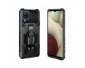 Funda Tough Armor Negra con Clip Magnético para Samsung Galaxy A12 / M12