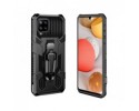 Funda Tough Armor Negra con Clip Magnético para Samsung Galaxy A42 5G