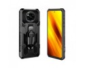 Funda Tough Armor Negra con Clip Magnético para Xiaomi POCO X3 NFC / X3 PRO