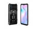 Funda Tough Armor Negra con Clip Magnético para Xiaomi Redmi 9A / 9AT