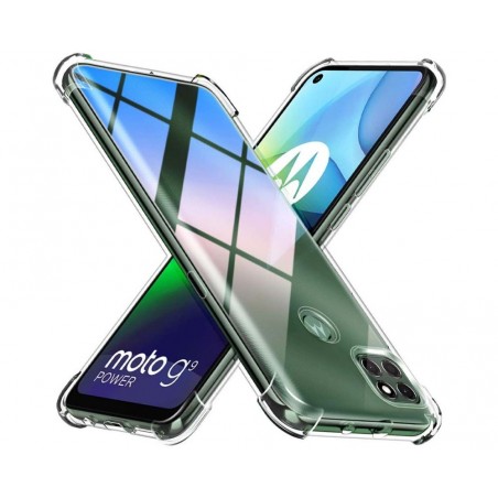 Funda Gel Tpu Anti-Shock Transparente para Motorola Moto G9 Power