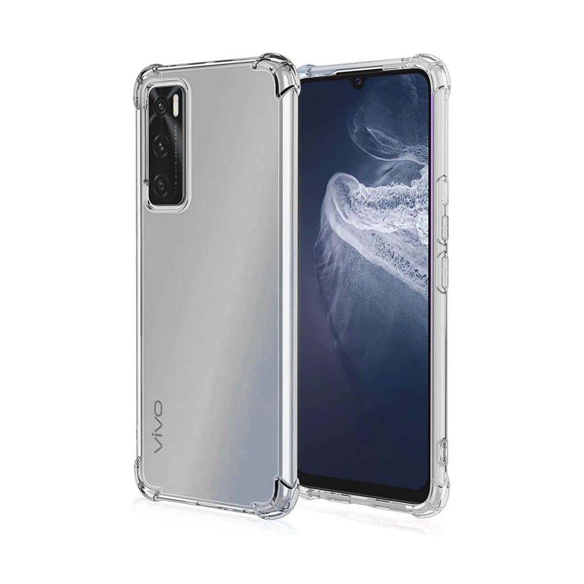 Funda Gel Tpu Anti-Shock Transparente para Vivo Y70
