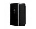 Funda Flip Cover Clear View para Xiaomi Redmi Note 9T 5G color Negra