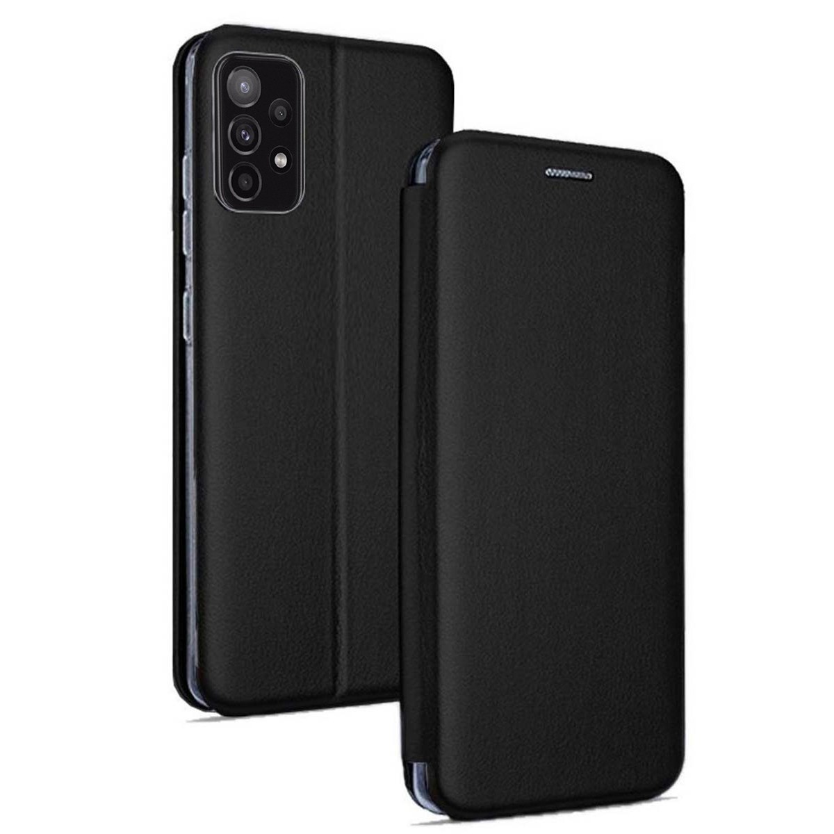 Funda Libro Soporte Magnética Elegance Negra para Samsung Galaxy A52 / A52 5G / A52s 5G