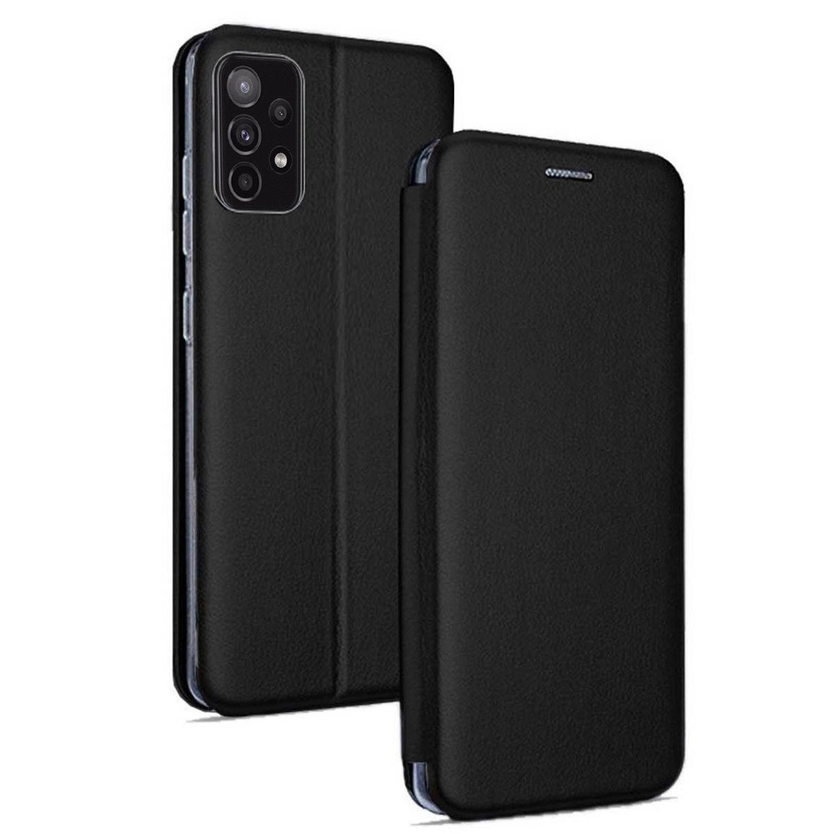 Funda Libro Soporte Magnética Elegance Negra para Samsung Galaxy A72