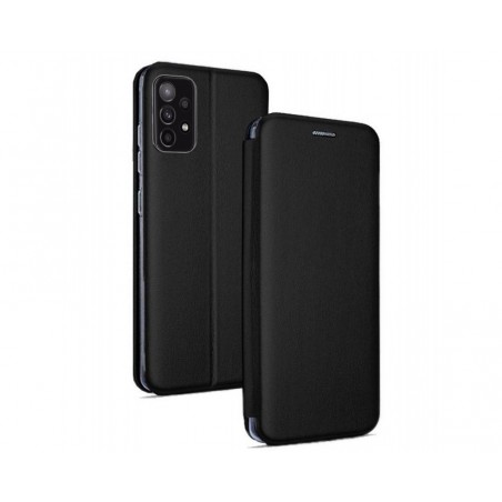 Funda Libro Soporte Magnética Elegance Negra para Samsung Galaxy A72