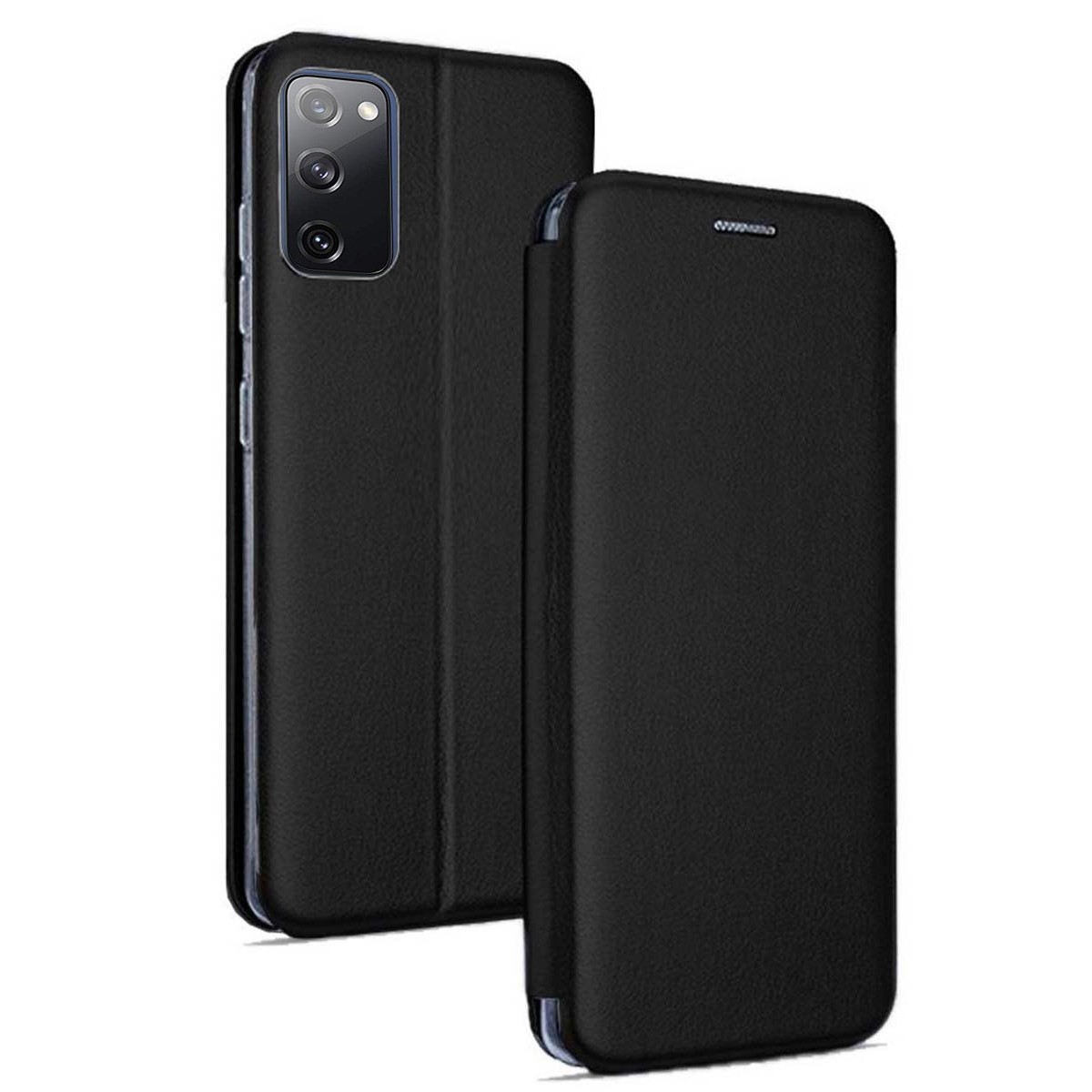 Funda Libro Soporte Magnética Elegance Negra para Samsung Galaxy S20 FE