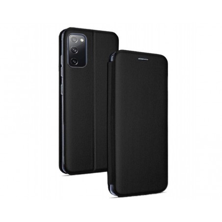 Funda Libro Soporte Magnética Elegance Negra para Samsung Galaxy S20 FE