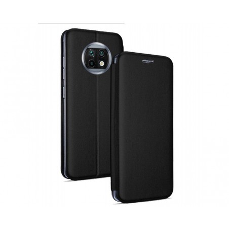 Funda Libro Soporte Magnética Elegance Negra para Xiaomi Redmi Note 9T 5G