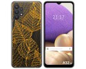 Funda Gel Transparente para Samsung Galaxy A32 5G diseño Hojas Dibujos