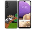 Funda Gel Transparente para Samsung Galaxy A32 5G diseño Panda Dibujos