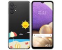 Funda Gel Transparente para Samsung Galaxy A32 5G diseño Playa Dibujos