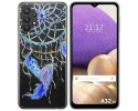 Funda Gel Transparente para Samsung Galaxy A32 5G diseño Plumas Dibujos