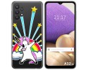 Funda Gel Transparente para Samsung Galaxy A32 5G diseño Unicornio Dibujos