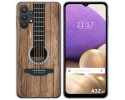 Funda Gel Tpu para Samsung Galaxy A32 5G diseño Madera 11 Dibujos