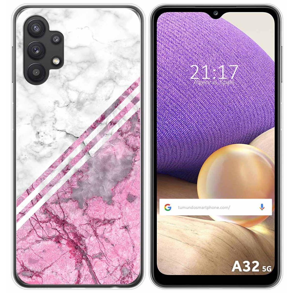 Funda Gel Tpu para Samsung Galaxy A32 5G diseño Mármol 03 Dibujos