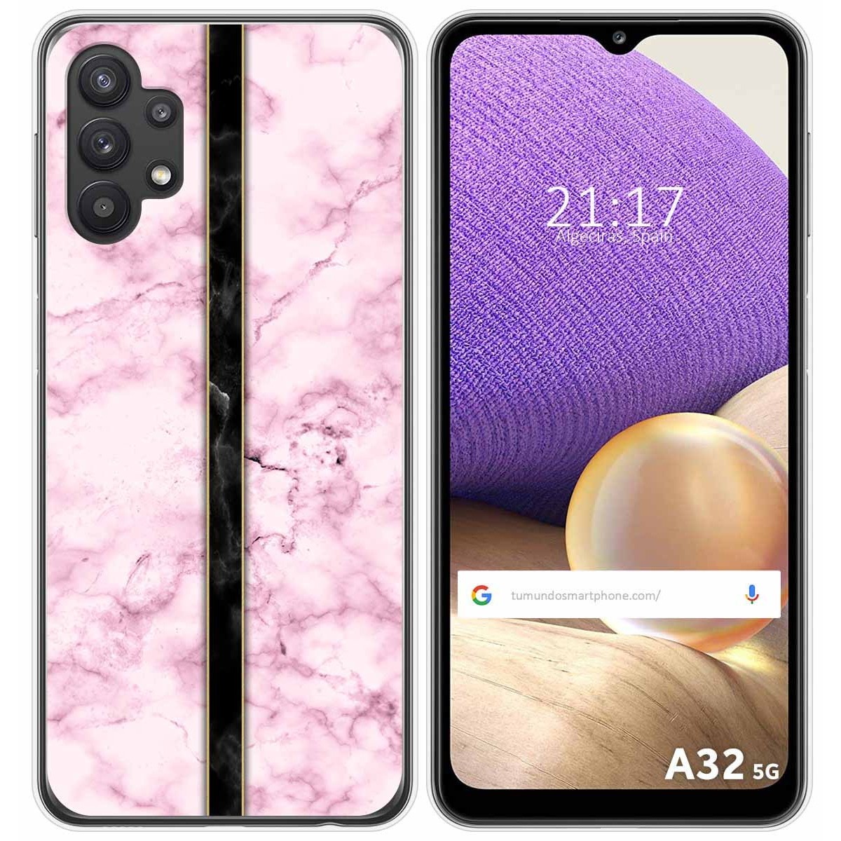 Funda Gel Tpu para Samsung Galaxy A32 5G diseño Mármol 04 Dibujos