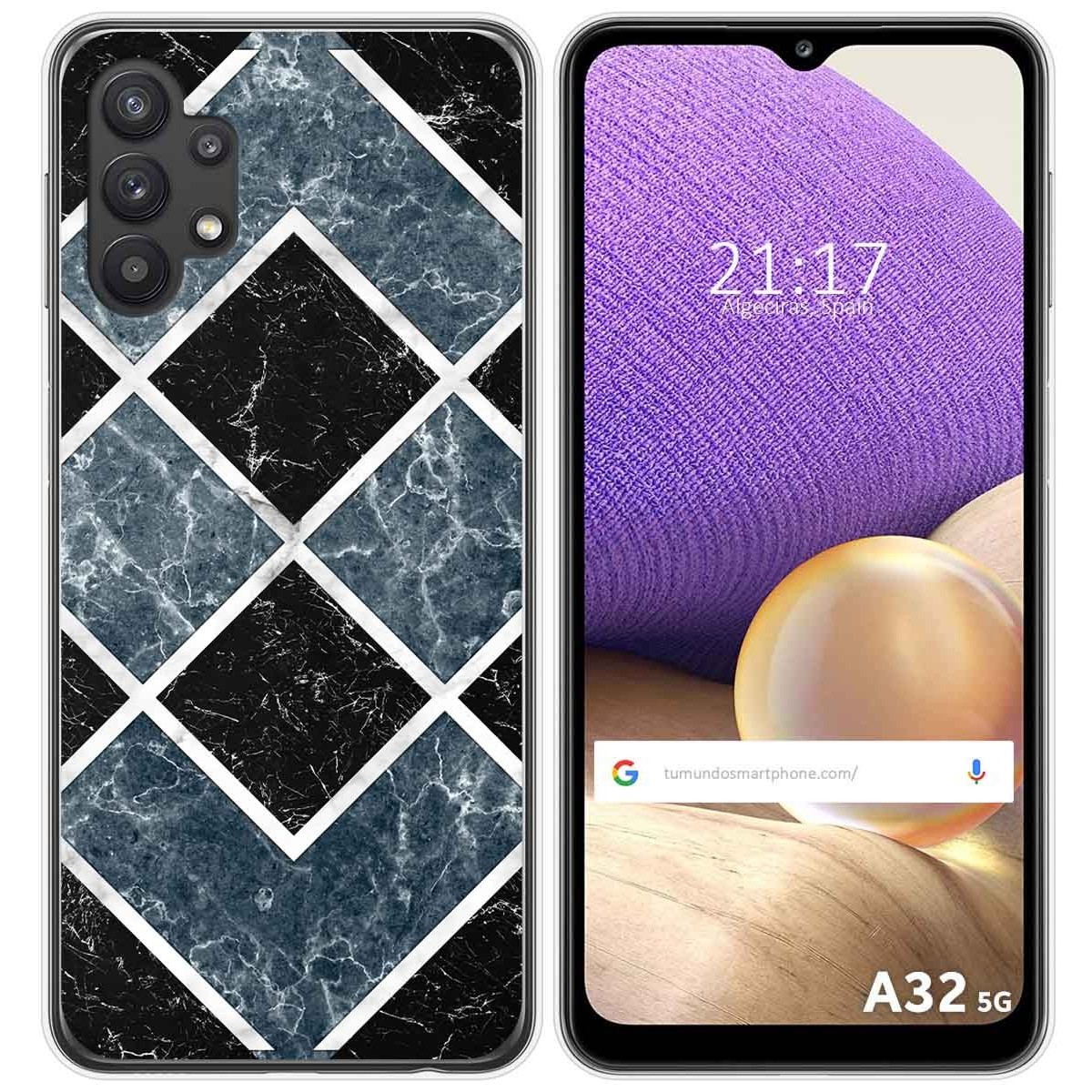 Funda Gel Tpu para Samsung Galaxy A32 5G diseño Mármol 06 Dibujos