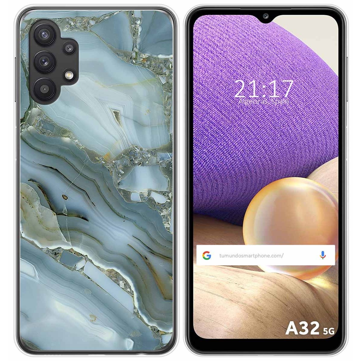 Funda Gel Tpu para Samsung Galaxy A32 5G diseño Mármol 09 Dibujos