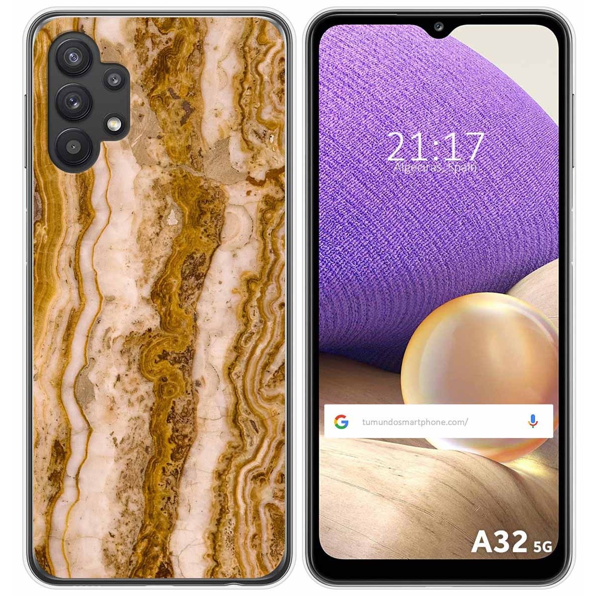 Funda Gel Tpu para Samsung Galaxy A32 5G diseño Mármol 10 Dibujos