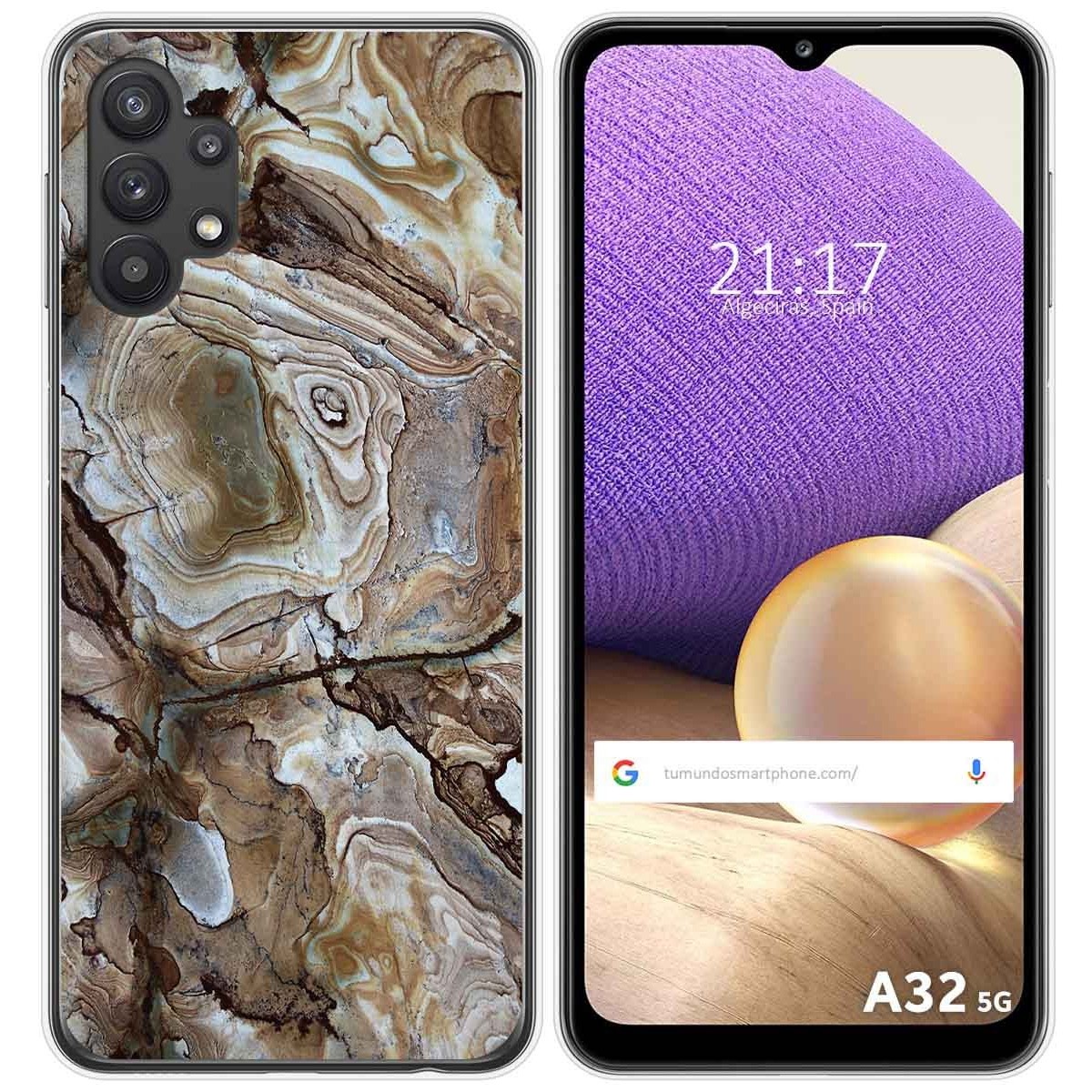 Funda Gel Tpu para Samsung Galaxy A32 5G diseño Mármol 14 Dibujos
