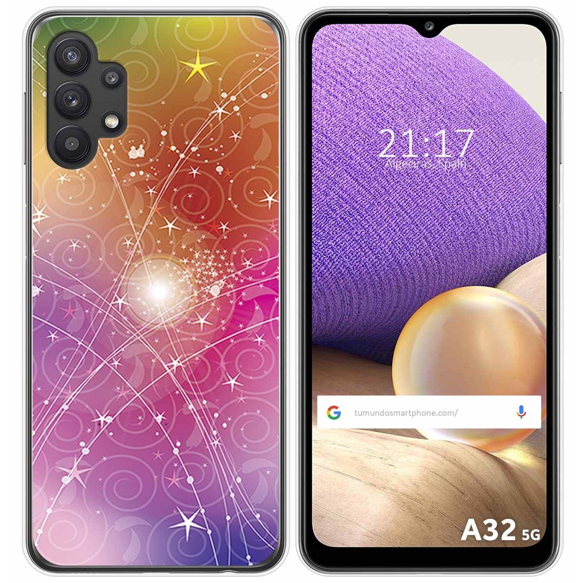 Funda Gel Tpu para Samsung Galaxy A32 5G diseño Abstracto Dibujos