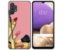 Funda Gel Tpu para Samsung Galaxy A32 5G diseño Brochas Dibujos