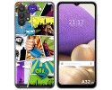 Funda Gel Tpu para Samsung Galaxy A32 5G diseño Comic Dibujos