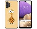 Funda Gel Tpu para Samsung Galaxy A32 5G diseño Jirafa Dibujos
