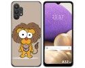 Funda Gel Tpu para Samsung Galaxy A32 5G diseño Leon Dibujos