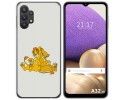 Funda Gel Tpu para Samsung Galaxy A32 5G diseño Leones Dibujos