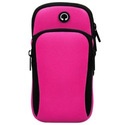 Brazalete de Deporte con Banda Elástica para Correr Color Rosa 2