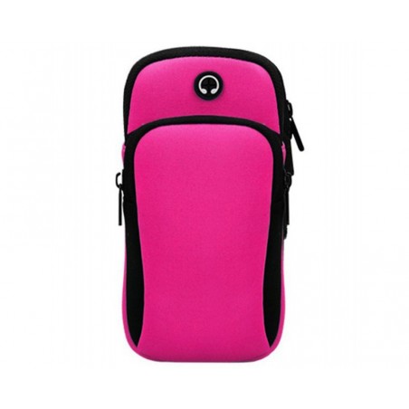 Brazalete de Deporte con Banda Elástica para Correr Color Rosa